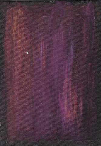 Purple abstract acrylic painting by Christopher Stanton