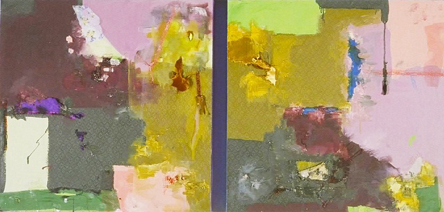 Collage Diptych