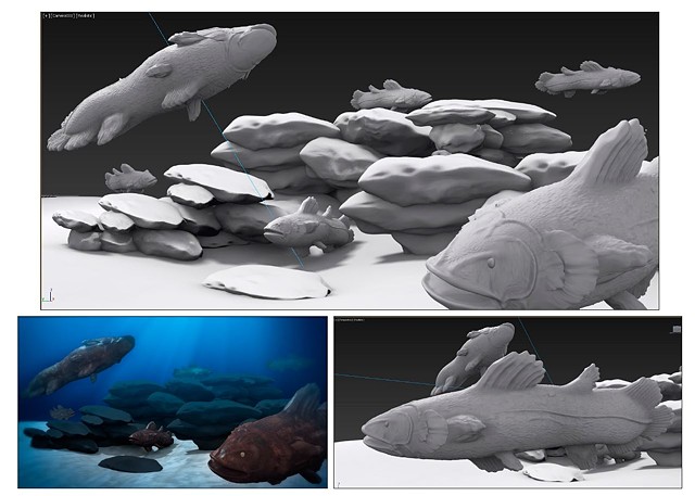 Prehistoric Marine Visualization 