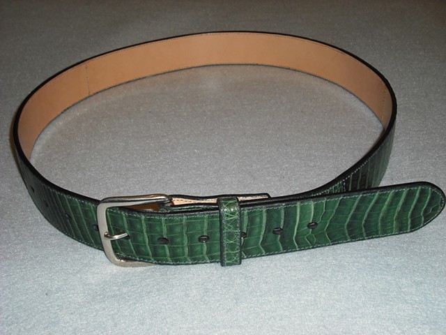 Green Lizard Belt