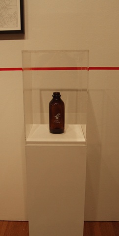 milk bottle (year unknown), installation shot