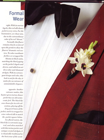 Boutonniere from The Boutonniere Style in One's Lapel book 