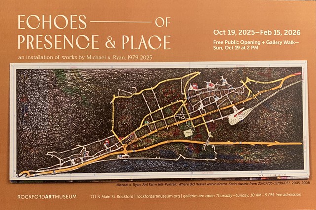 Echoes of Presence & Place - an installation of works by Michael x. Ryan, 1979-2025