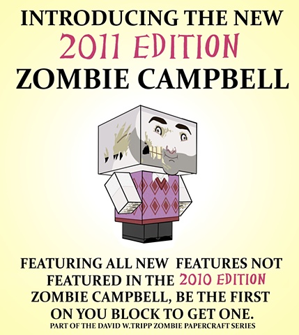 2011 Edition Zombie Campbell Poster