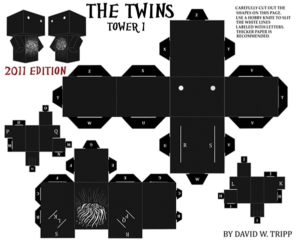 The Twins Papercraft Kit 1
