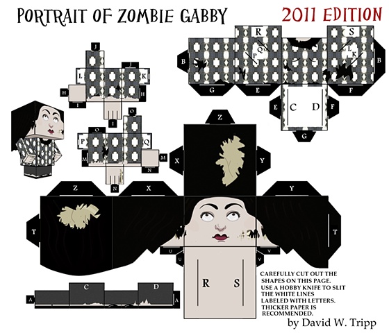 Portrait of Zombie Gabby: 2011 Edition