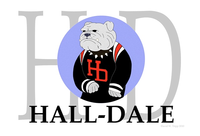 Hall-Dale Blue logo 