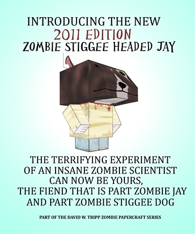 Zombie Stiggee Headed Jay Poster