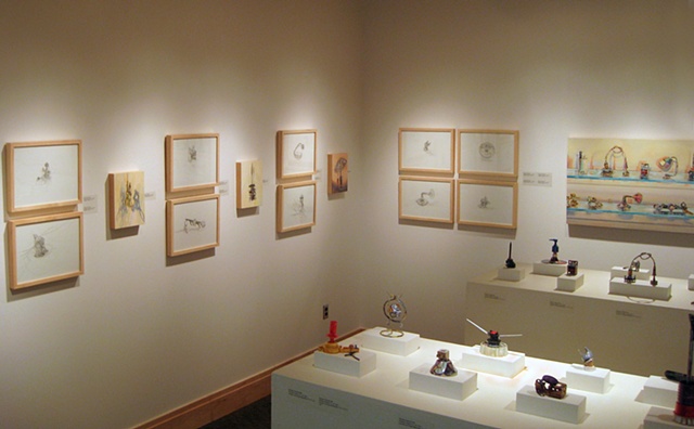 Installation View
"Reconfigured Objects" (solo)
Penn State University--Altoona
Sheetz Gallery