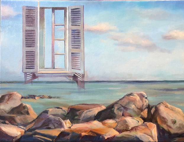 Oil on canvas, 16 by 20 inches