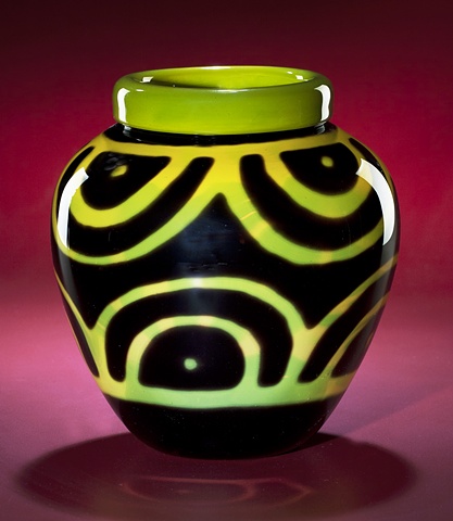 Yellow Artifact Vase