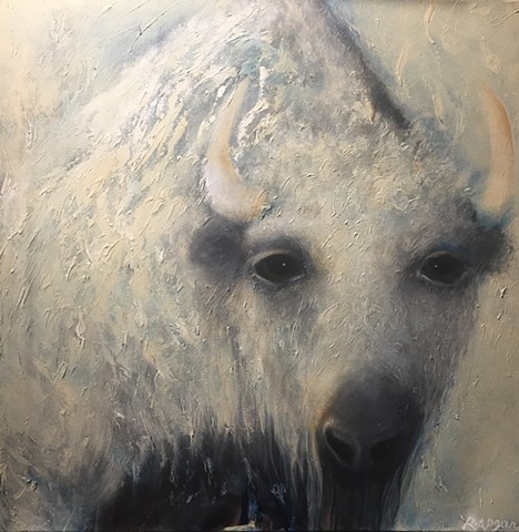 White Buffalo 24”X 24”