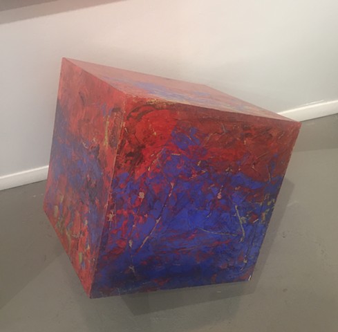 Kosmowski’s Red & Blue Cube
With Stand