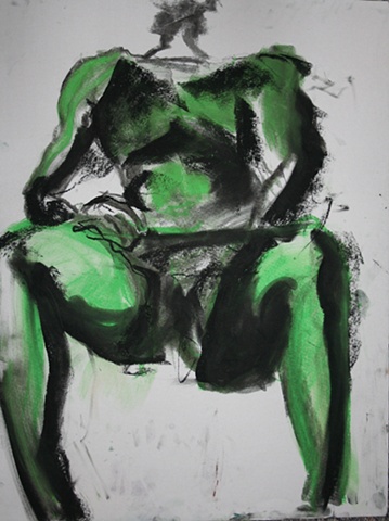 Nude in Green