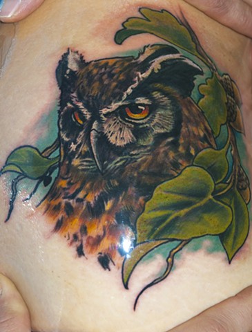 owl tattoo naked art tattoos odenton md