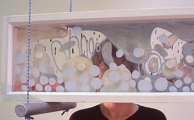 Jennifer McMackon, Mind Mirror, See-Thru Painting , detail, 1999