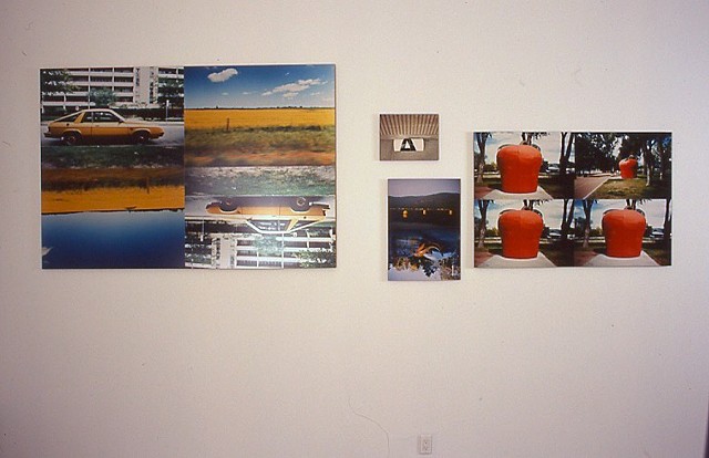 Jennifer McMackon, Saturation Test Photographs, detail from the installation, Robert Birch Gallery, 1997