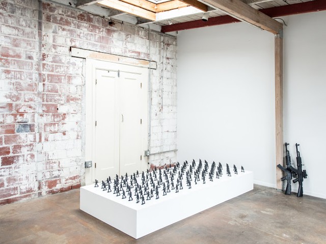 carolyn jean martin, toy soldiers, Interface gallery, art