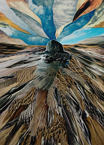 "Ascension" - Photo Collage by Vashon artist John Schuh.