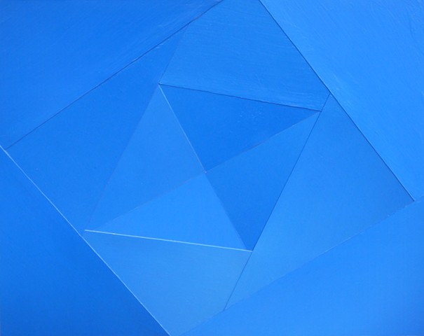 "Sky Blue Diamond" - Photo Collage by Vashon Artist John Schuh.