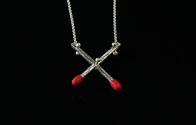 Cross Fire Necklace