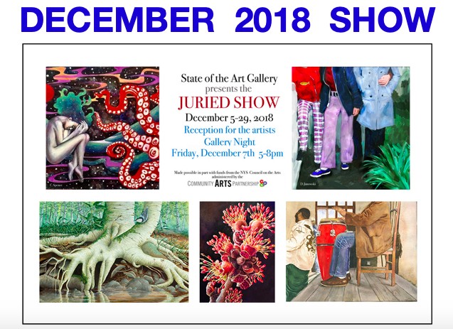State of the Art Gallery 2018 Juried Show