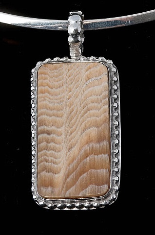 013 Petrified Wood with Sterling