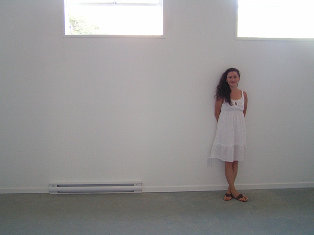 Before move in day at the studio, just a blank canvas...