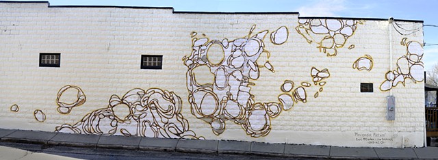 Full on shot of the Biscuit Head Mural
"Movement Pattern"