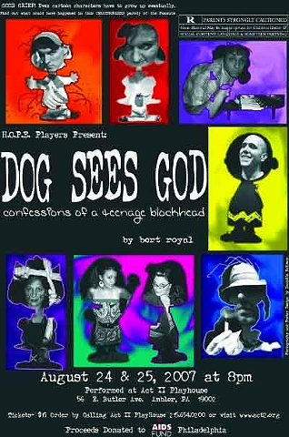 "Dog Sees God" Poster 