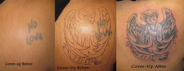 cover up with angel