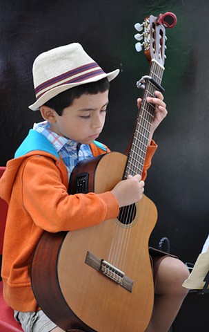 Young Street Musician, Asheville