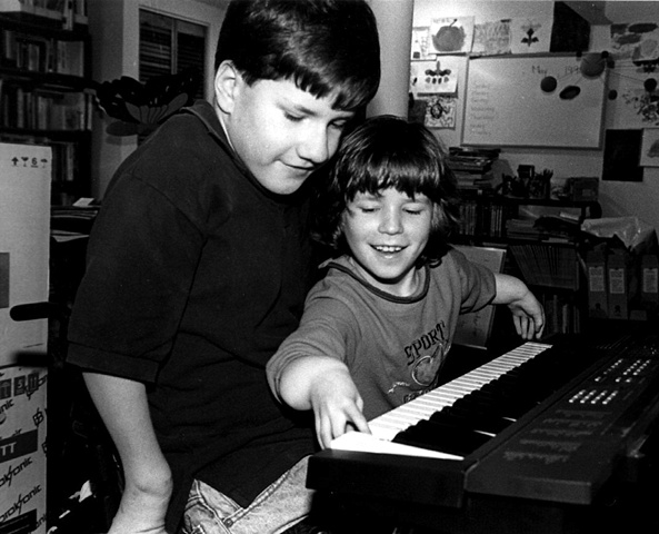 Natalya and Vladimir at the piano