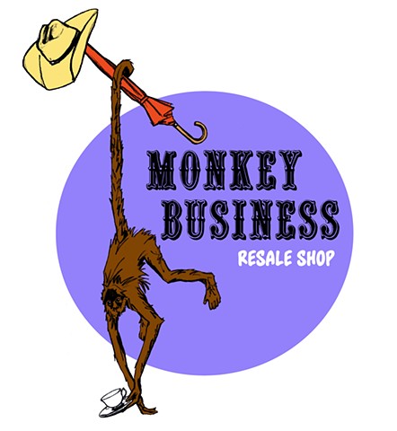 Monkey Business Resale Shop Logo