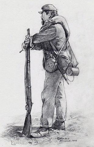 32nd Massachussets Infantry, Irish Brigade, Civil War, by Marcus Pierno