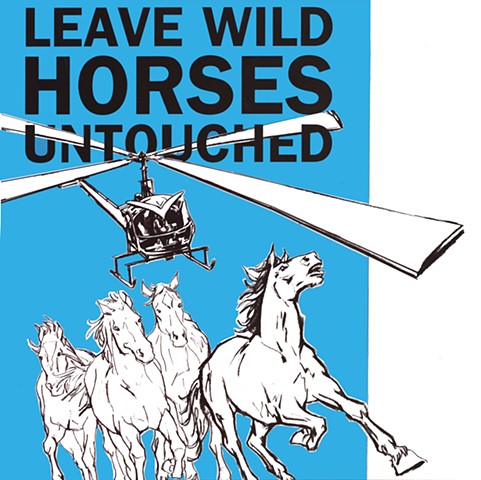 Leave Wild Horses Untouched
