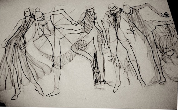 Dance Evening Illustrations 