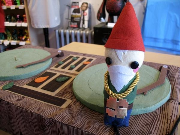Two Turn Tables And A Micro-Gnome