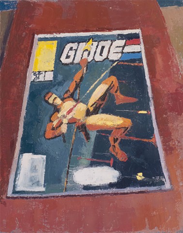 Wrapped in Plastic (GI Joe #21) Oil on Canvas 20 x 16 2017