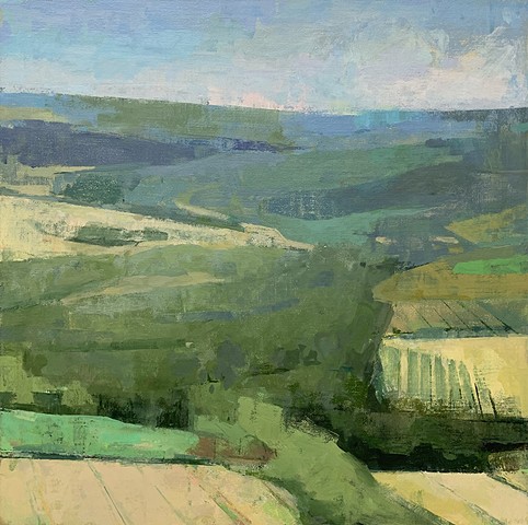 Summer Greens | 24x24 | Oil on Linen (Private Collection)