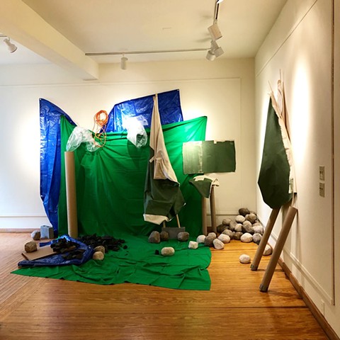 Installation: aftermath, first performance (Daylight)