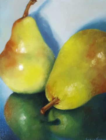 Two Pear Portrait