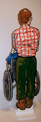 Wheelchair Adam Matak Plaid
