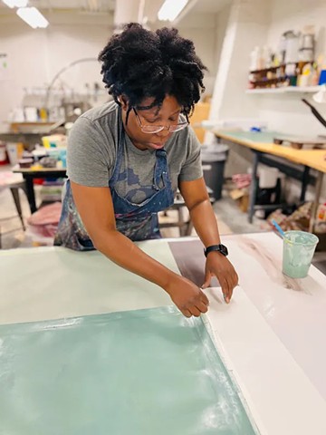 Former Milwaukee-based artist creates installation for Obama Center