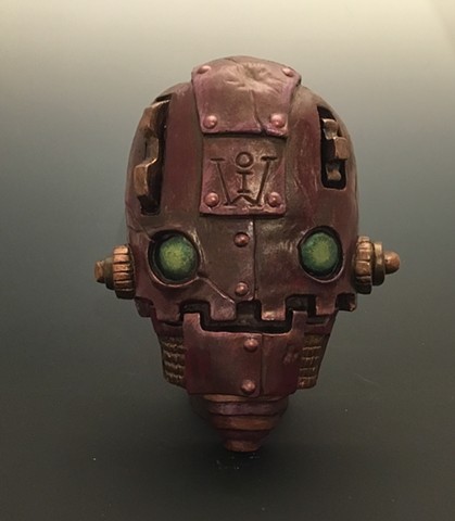 Impossible Winterbourne 
“SkullBots”
Red with Green Eyes