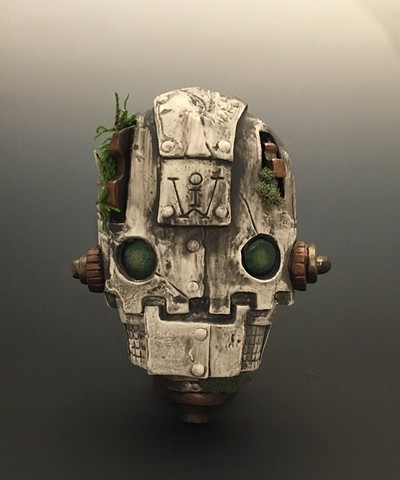 Impossible Winterbourne 
“SkullBot”
Stone with Moss Green Eyes