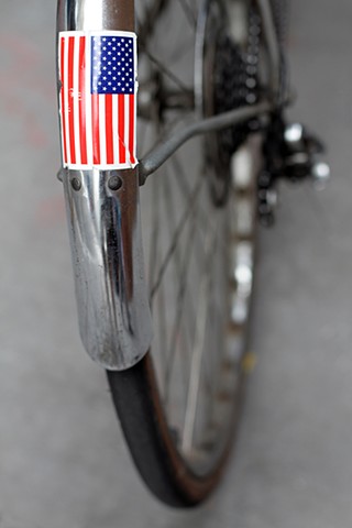 Bicycle With Flag