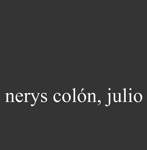 Nerys Colón, Julio