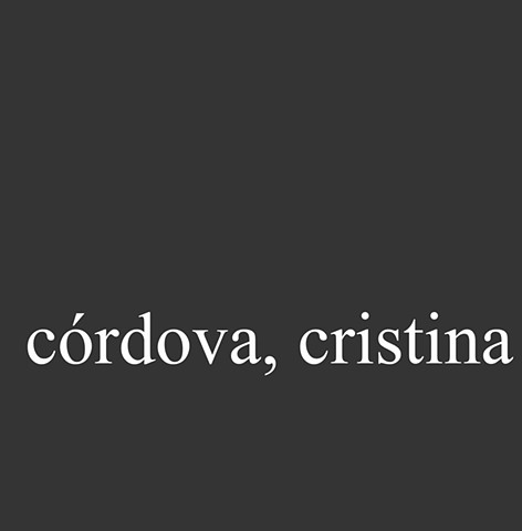 Córdova, Cristina