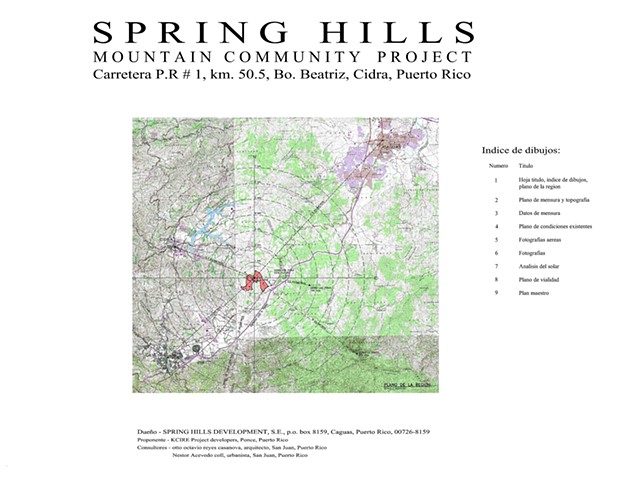 Spring Hills, 2005
2012